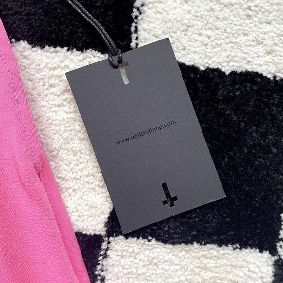 UNIF Pink Button Front Mini Skirt S - Picture 7 of 7